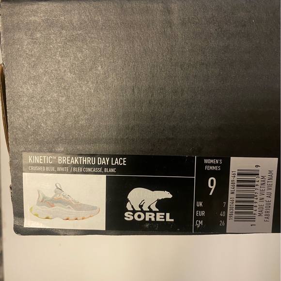 Sorel Kinetic Breakthru sneakers size 9 - Picture 2 of 4